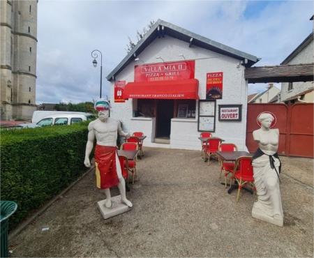 242 - x RESTAURANT - PIZZERIA, ((Salon de Coiffure)) 200m² - A VENDRE - LE MESNIL-EN-THELLE (60530)
